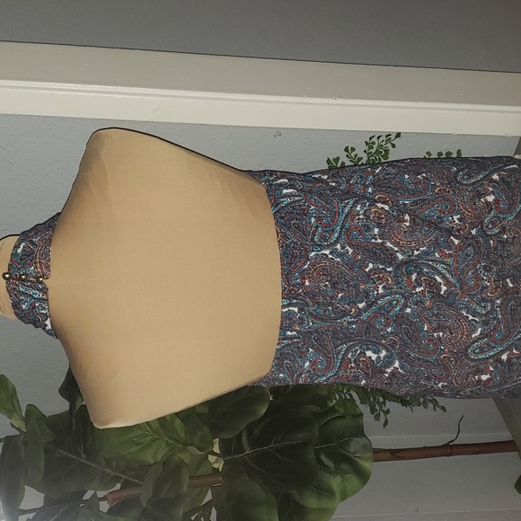 Michael Kors Women Paisley Halter Neck Tank - Picture 6 of 9